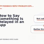 How to Say Something Is Delayed in an App Feedback Reply