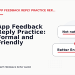 App Feedback Reply Practice: Formal and Friendly Versions