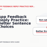 App Feedback Reply Practice: Better Sentence Choices