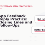 App Feedback Reply Practice: Closing Lines and Follow-Ups